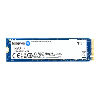 Ổ SSD Kingston NV3 1TB (NVMe PCIe/ Gen4x4 M2.2280/ 6000MB/s/ 4000MB/s)